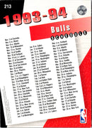 1993 Upper Deck Chicago Bulls