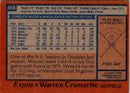 1978 O-Pee-Chee Warren Cromartie