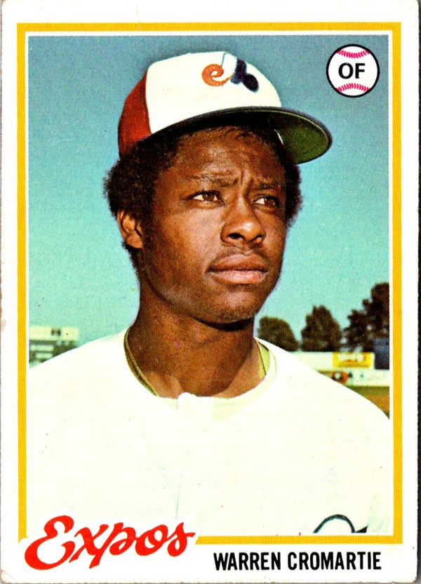 1978 O-Pee-Chee Warren Cromartie #117 Rookie