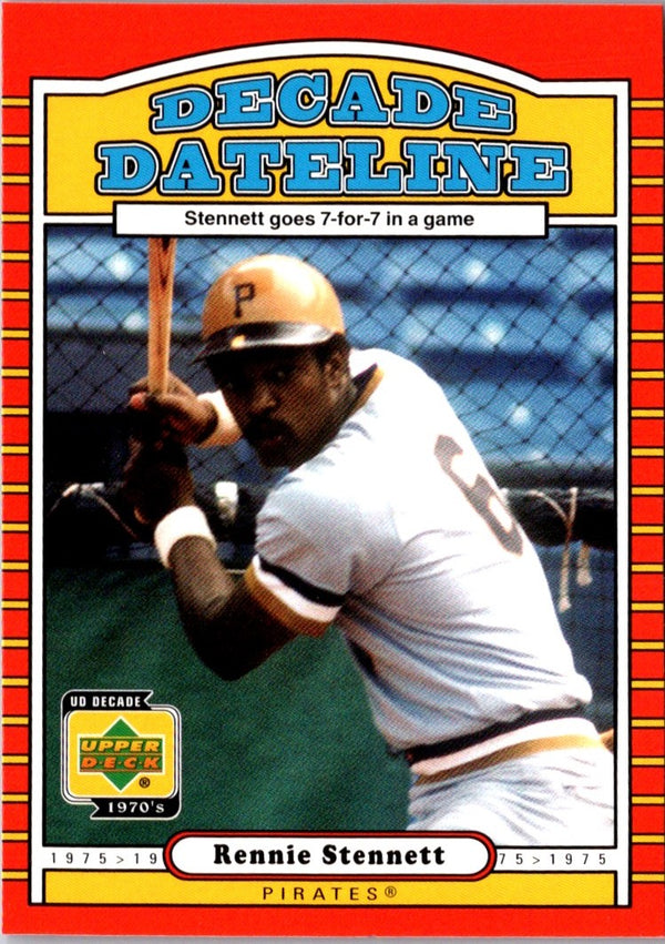 2001 Upper Deck Decade 1970's Rennie Stennett #127