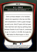 2015 Bowman Chrome Scouts Update A.J. Cole