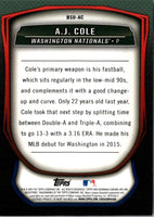 2015 Bowman Chrome Scouts Update A.J. Cole #BSU-AC