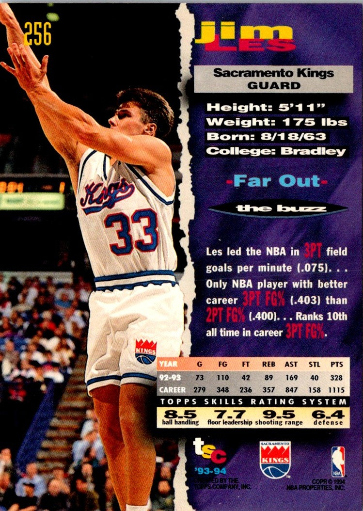 1993 Stadium Club Jim Les