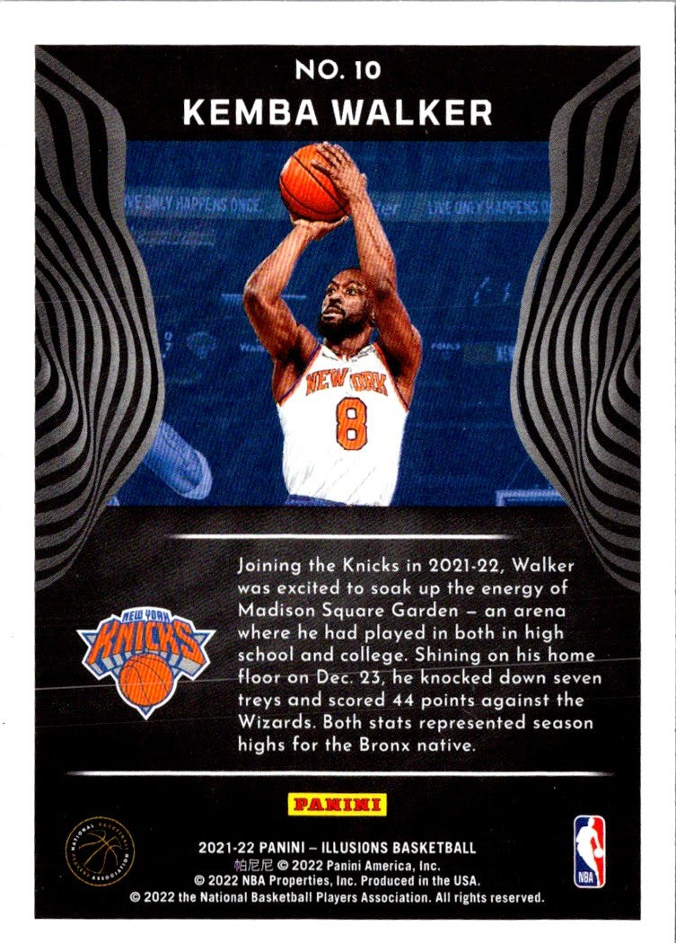 2021 Panini Illusions Kemba Walker