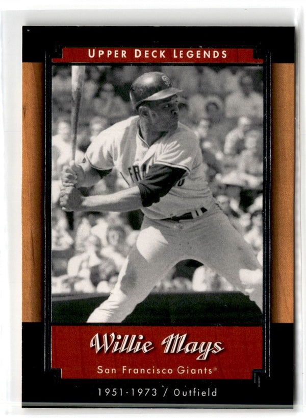 2001 Upper Deck Legends Willie Mays #69