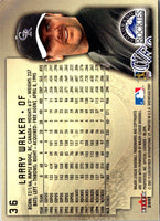 2001 Fleer Showcase Larry Walker #36