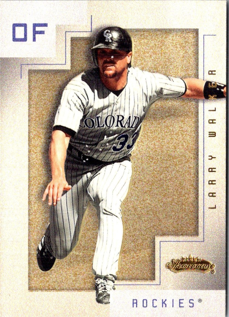 2001 Fleer Showcase Larry Walker