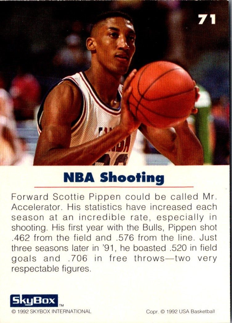 1992 SkyBox USA Scottie Pippen