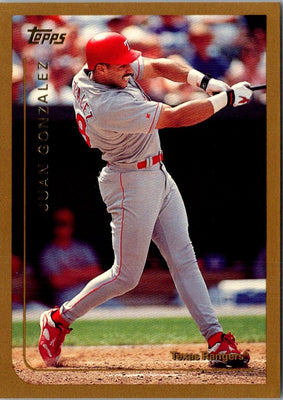 1998 Topps Gold Label Juan Gonzalez #50