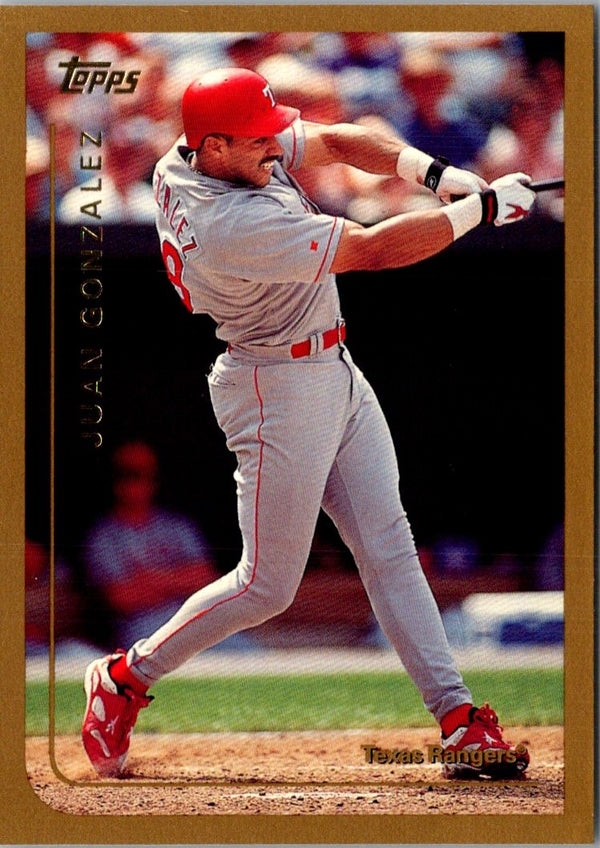 1998 Topps Gold Label Juan Gonzalez #50