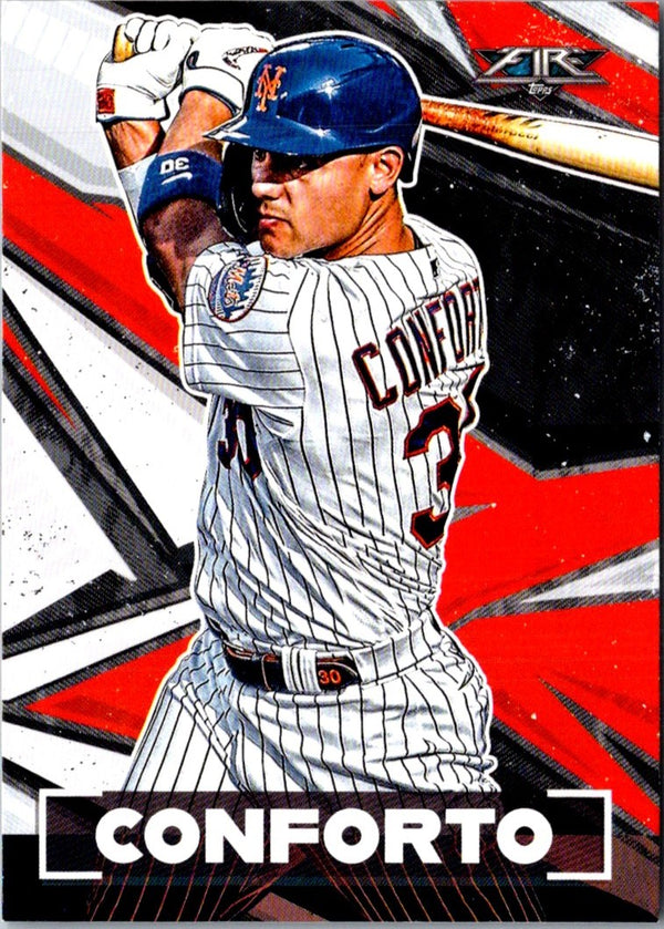 2021 Topps Fire Michael Conforto #131