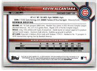 2022 Bowman 1st Edition Sky Blue Foil Kevin Alcantara #BPPF-31