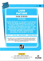 2021 Donruss Luis Patino #55 Rookie
