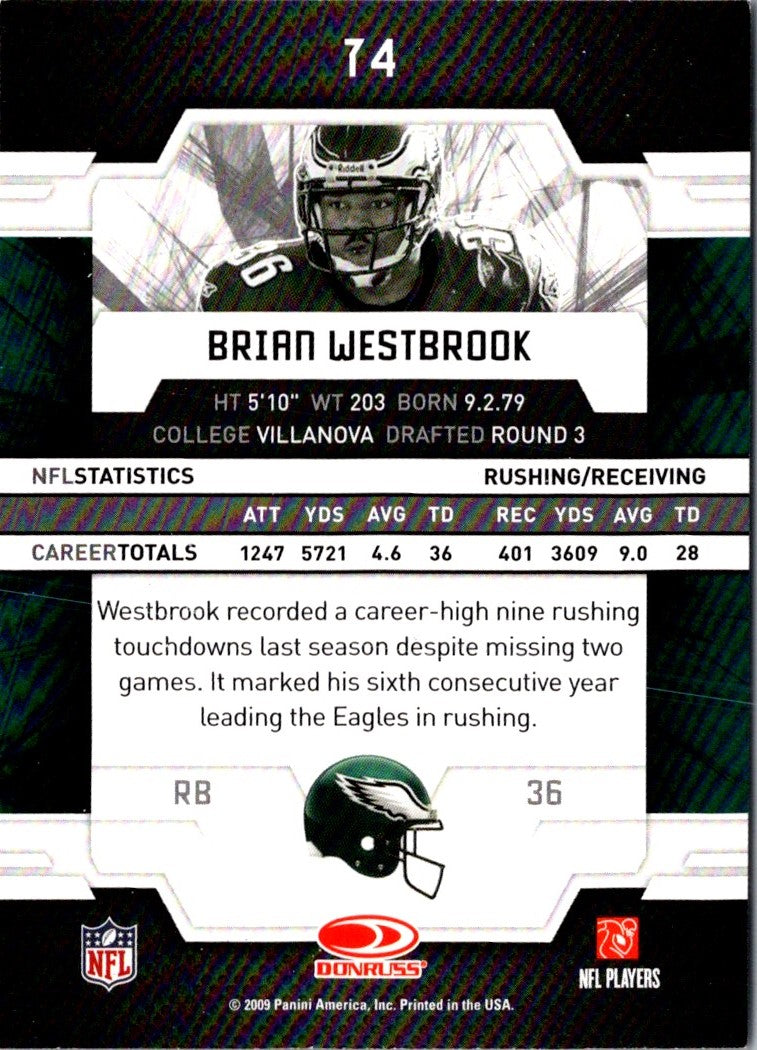 2009 Donruss Elite Brian Westbrook