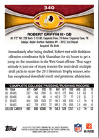 2012 Topps Robert Griffin III #340