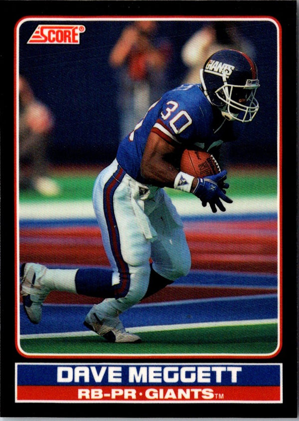 1990 Score Young Superstars Dave Meggett #5