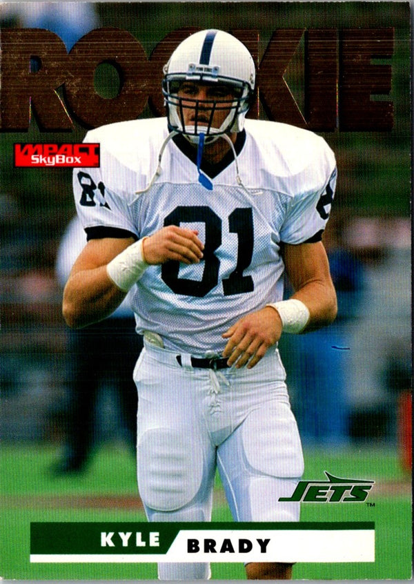 1995 SkyBox Impact Kyle Brady #177 Rookie