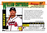 2021 Bowman Heritage William Contreras #57 Rookie
