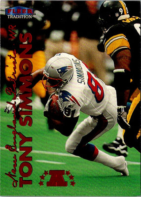 1999 Fleer Tradition Tony Simmons #231