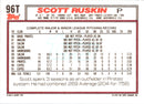 1992 Topps Traded Scott Ruskin