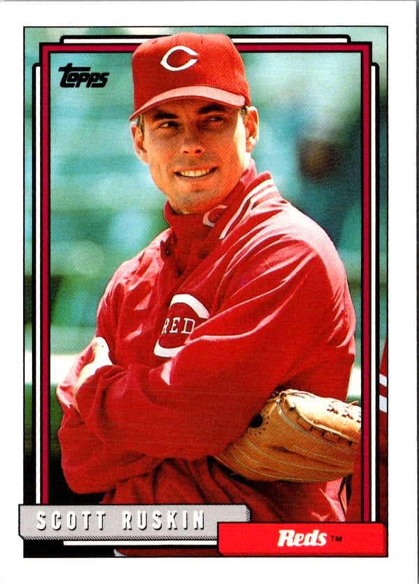 1992 Topps Traded Scott Ruskin #96T