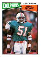 1987 Topps Mark Brown #245 Rookie