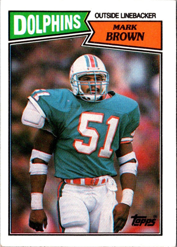 1987 Topps Mark Brown #245 Rookie