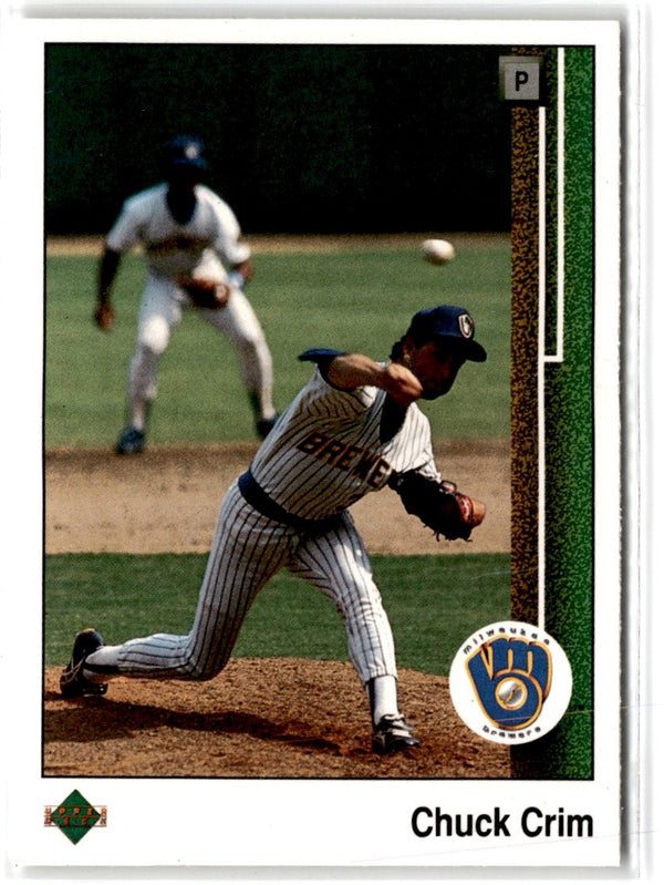 1989 Upper Deck Chuck Crim #501