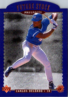 1996 Upper Deck Future Stock Prospects Carlos Delgado #FS8