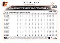 2022 Topps Update Dillon Tate #US25