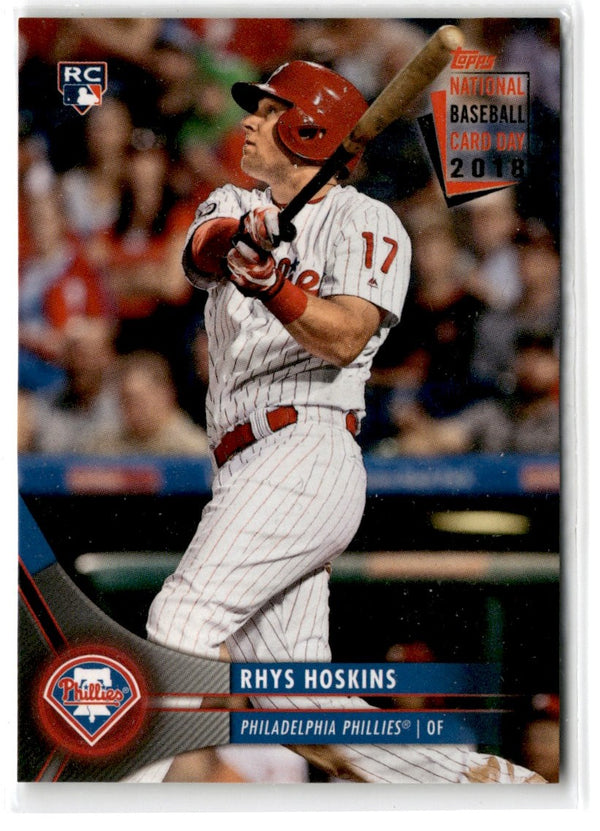 2018 Topps National Baseball Card Day Purchase Exclusives Rhys Hoskins #NTCDG-2
