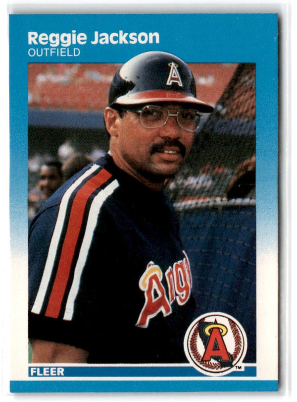 1987 Fleer Reggie Jackson #84