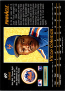 1993 Pinnacle Vince Coleman