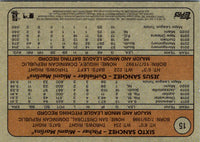 2021 Topps Heritage 2021 Rookie Stars - Marlins - Sixto Sanchez/Jesus Sanchez #15