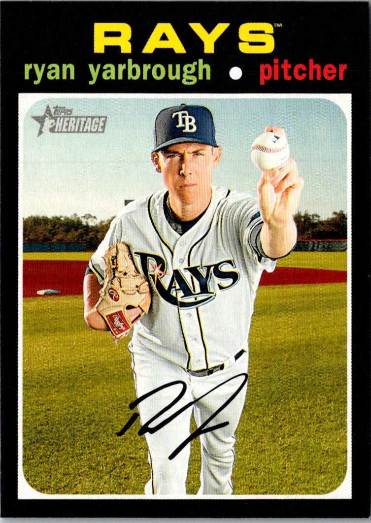 2020 Topps Heritage Ryan Yarbrough