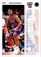 1992 Upper Deck Derrick Coleman #124
