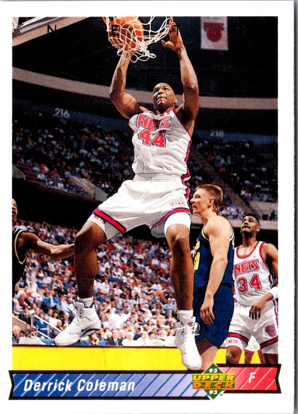 1992 Upper Deck Derrick Coleman #124