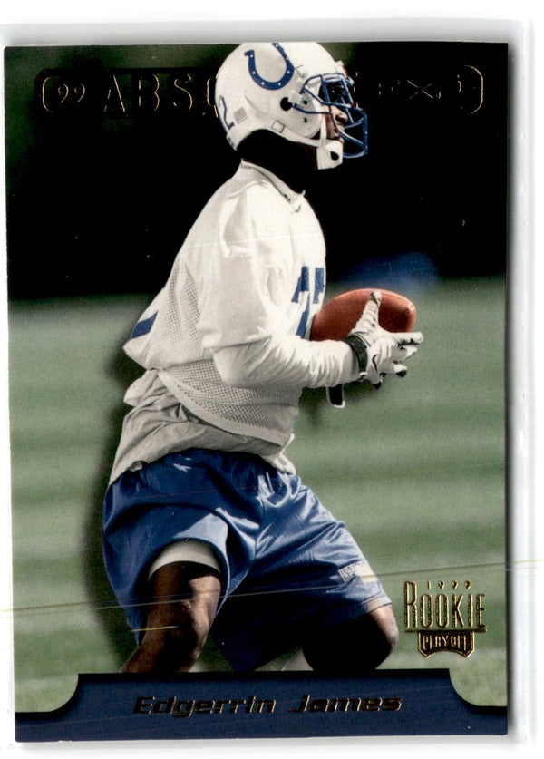 1999 Playoff Absolute EXP Edgerrin James #4 Rookie