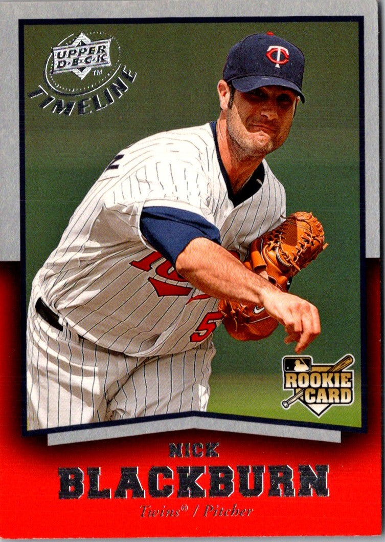 2008 Upper Deck Timeline Nick Blackburn