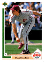 1991 Upper Deck Darrel Akerfelds #619