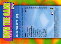 2002 Topps Own the Game John Burkett #OG29