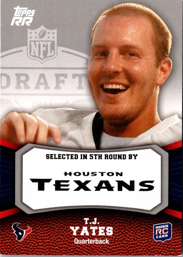 2011 Topps Rising Rookies T.J. Yates #117 Rookie