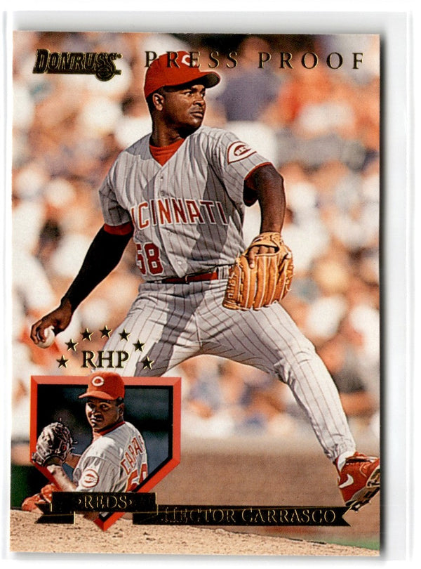 1995 Donruss Press Proofs Hector Carrasco #101