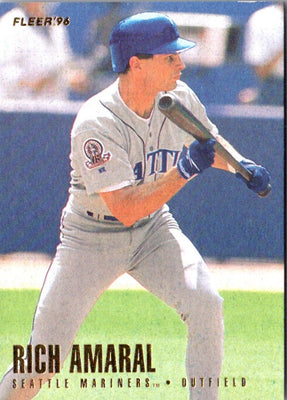 1996 Fleer Rich Amaral #225