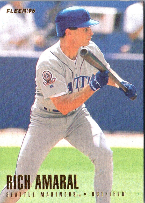 1996 Fleer Rich Amaral #225