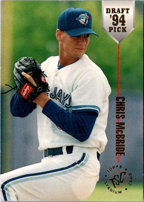 1994 Stadium Club Draft Picks Chris McBride #42