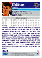 2003 Topps Andrei Kirilenko #171