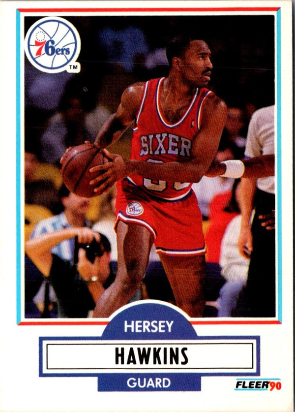 1990 Fleer Hersey Hawkins #143