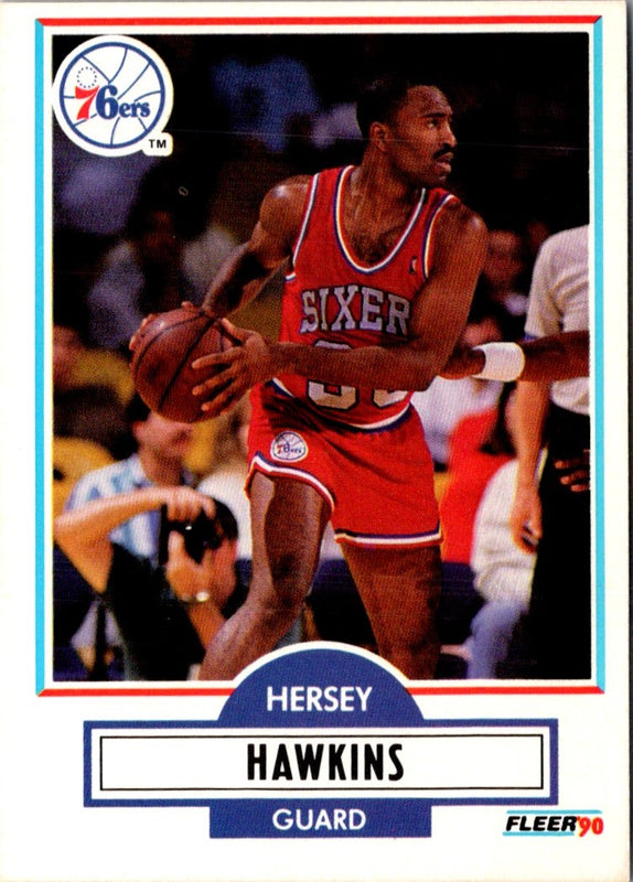 1990 Fleer Hersey Hawkins #143