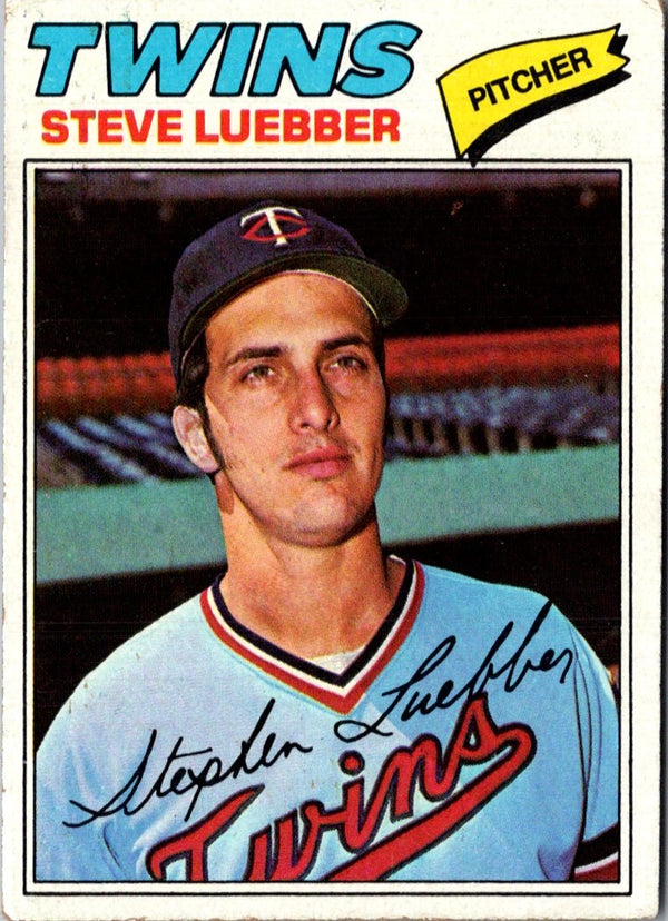 1977 Topps Steve Luebber #457